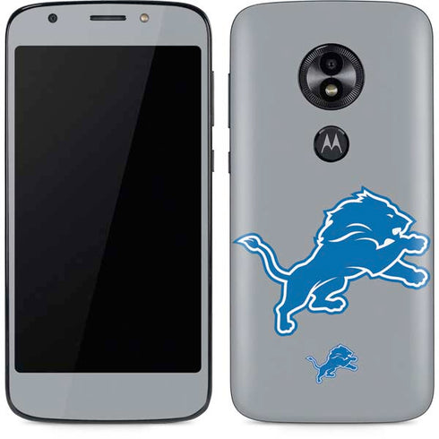 NFL Detroit Lions Large Logo Moto E5 Play Skin